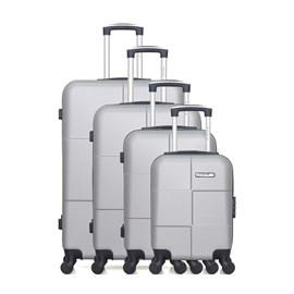 Bluestar - set de 4 valises miami-m 75 cm 4 roues