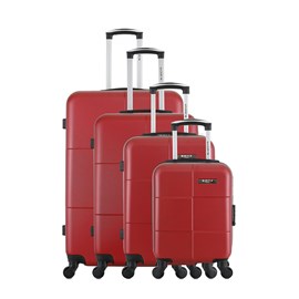 Bluestar - set de 4 valises miami-m 75 cm 4 roues