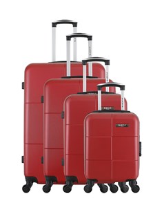 Bluestar - set de 4 valises miami-m 75 cm 4 roues