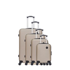Bluestar - set de 4 valises london-m 75 cm 4 roues
