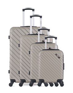 Bluestar - set de 4 valises cite-m 75 cm 4 roues