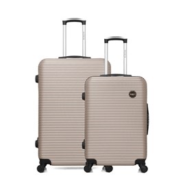 Bluestar - lot de 2 valise grand format et valise weekend london -