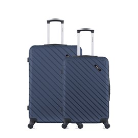 Bluestar - lot de 2 valise grand format et valise weekend cite -