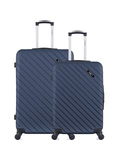 Bluestar - lot de 2 valise grand format et valise weekend cite -