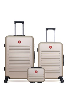 Swiss kopper - lot de 3 - valises grand format, weekend et vanity wil
