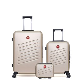 Swiss kopper - lot de 3 - valises grand format, cabine et vanity zurich