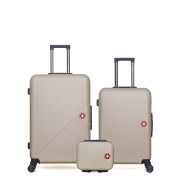 Swiss kopper - lot de 3 - valises grand format, weekend et vanity spiez