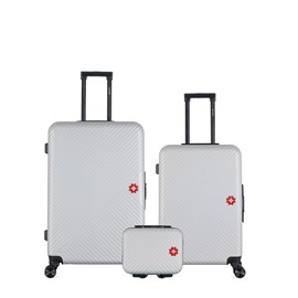 Swiss kopper - lot de 3 - valises grand format, weekend et vanity spiez