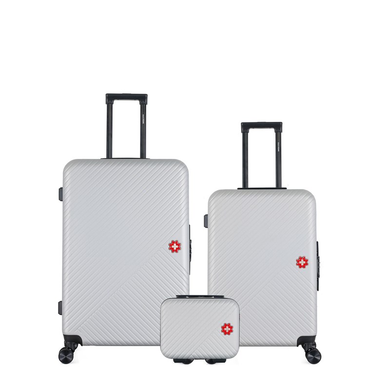 Swiss Kopper - Swiss kopper - lot de 3 - valises grand format, weekend et vanity spiez