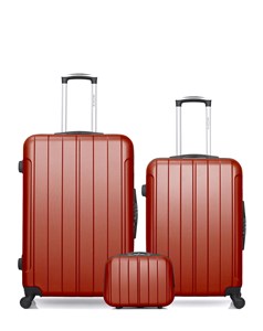Bluestar - lot de 3 - valises grand format, weekend et vanity napoli