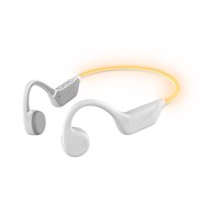 Casque à conduction osseuse energy light avec bandeau led - blanc