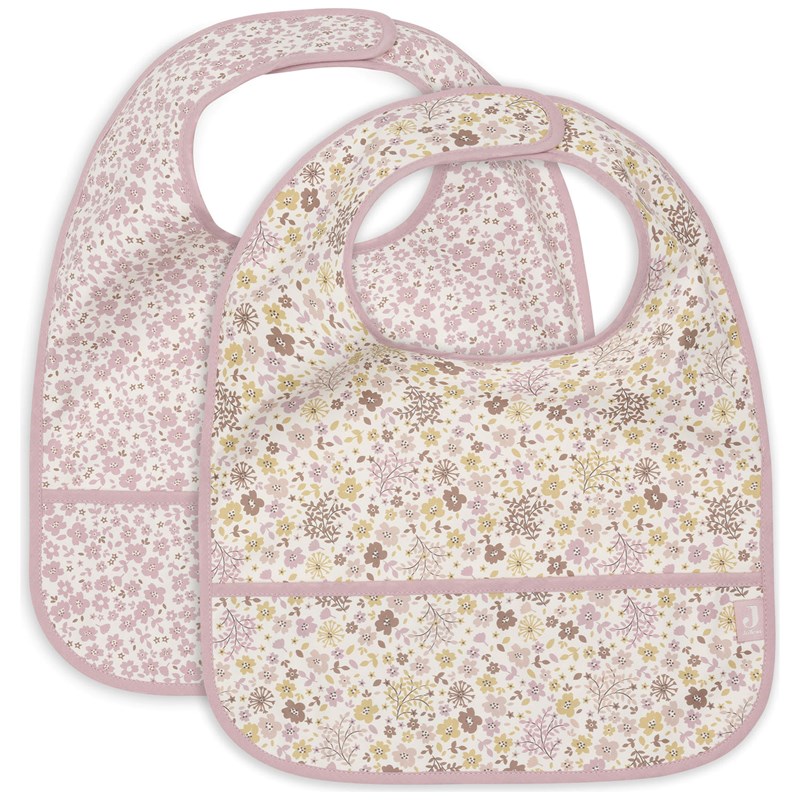 Jollein - Lot de 2 bavoirs plastifiés flower fairies