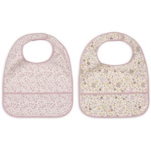 Lot de 2 bavoirs plastifiés flower fairies