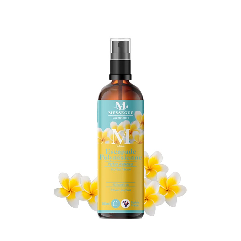 Vaporisateur de parfum intérieur monoï escapade polynésieenne fleur de tiaré