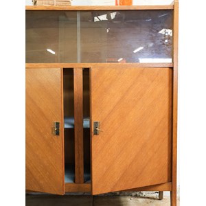 Buffet vitrine vintage années 70 n°873