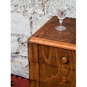 Buffet en bois foncé et doré n°810