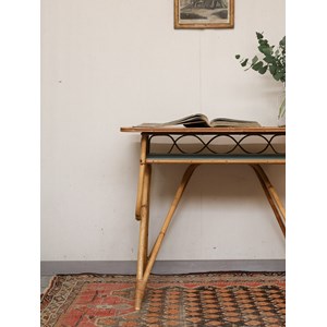 Bureau en rotin vintage 1960 n°652