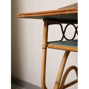 Bureau en rotin vintage 1960 n°652