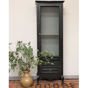 Armoire de rangement noire en bois n°395