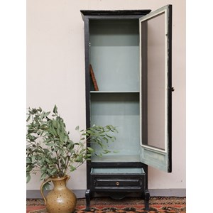 Armoire de rangement noire en bois n°395