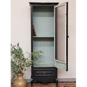 Armoire de rangement noire en bois n°395
