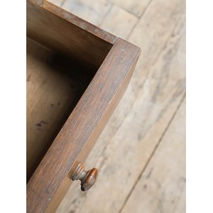 Bureau secrétaire en bois foncé n°654