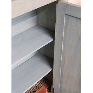 Grand buffet en bois peint n°871