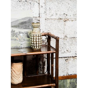 Gaëlle, l'étagère en rotin foncé n°773