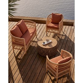 Lusso - ensemble salon de jardin en rotin