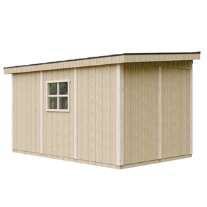 Abri de jardin qualité premium h231x248x412 cm avec plancher e paroi latérale