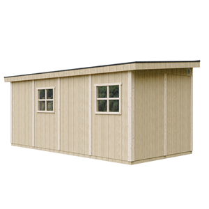 Abri de jardin qualité premium 11,47 m² - h231x248x530 cm - jaune