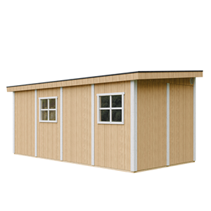 Abri de jardin qualité premium 11,47 m² - h231x248x530 cm - jaune