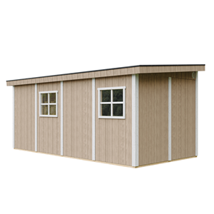 Abri de jardin qualité premium 11,47 m² - h231x248x530 cm - marron