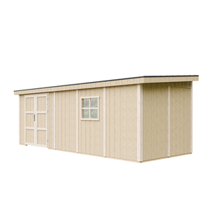 Abri de jardin qualité premium 14,3 m² - h231x248x648 cm - jaune