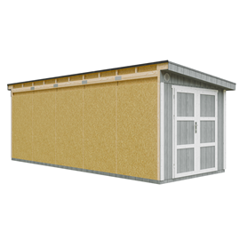 Abri de jardin qualité premium 14,30 m² - h231x248x648 cm - gris