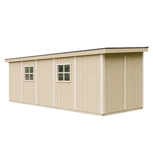 Abri de jardin qualité premium 14,30 m² - h231x248x648 cm - marron