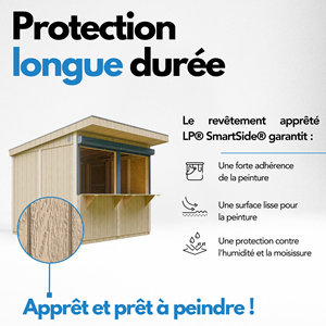 Grand stand marché avec comptoir 240x248x305cm 5,9m2 bar jardin, kiosque beige