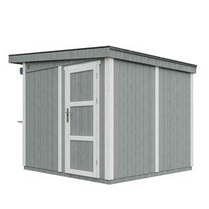 Grand stand marché avec comptoir 240x248x305cm 5,9m2 bar jardin, kiosque gris