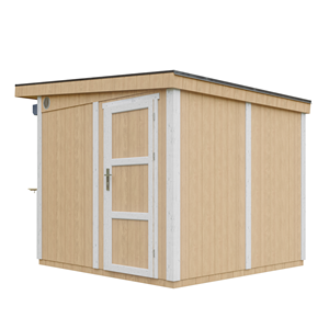 Grand stand marché avec comptoir 240x248x305cm 5,9m2 bar jardin, kiosque jaune