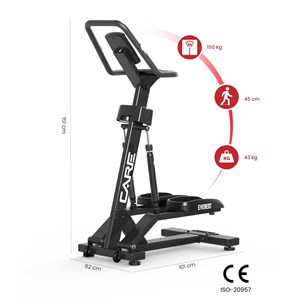 Stepper professionnel - care - everest - hydraulique et manuel