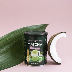 Boisson instantanée matcha coco bio douce uji japon 150g