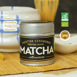 Matcha cérémonie bio prestige 30g – uji, japon