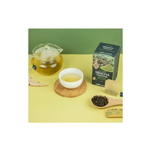 Thé vert sencha & matcha bio – infusettes pratiques 18x2g