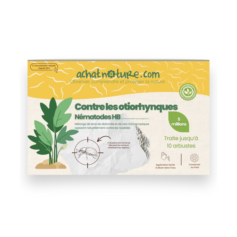 Nématodes hb - 10 arbustes - otiorhynques - 5 millions