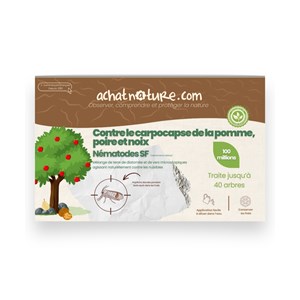 Nématodes sf - 40 arbres - carpocapses pomme poire noix - 100m