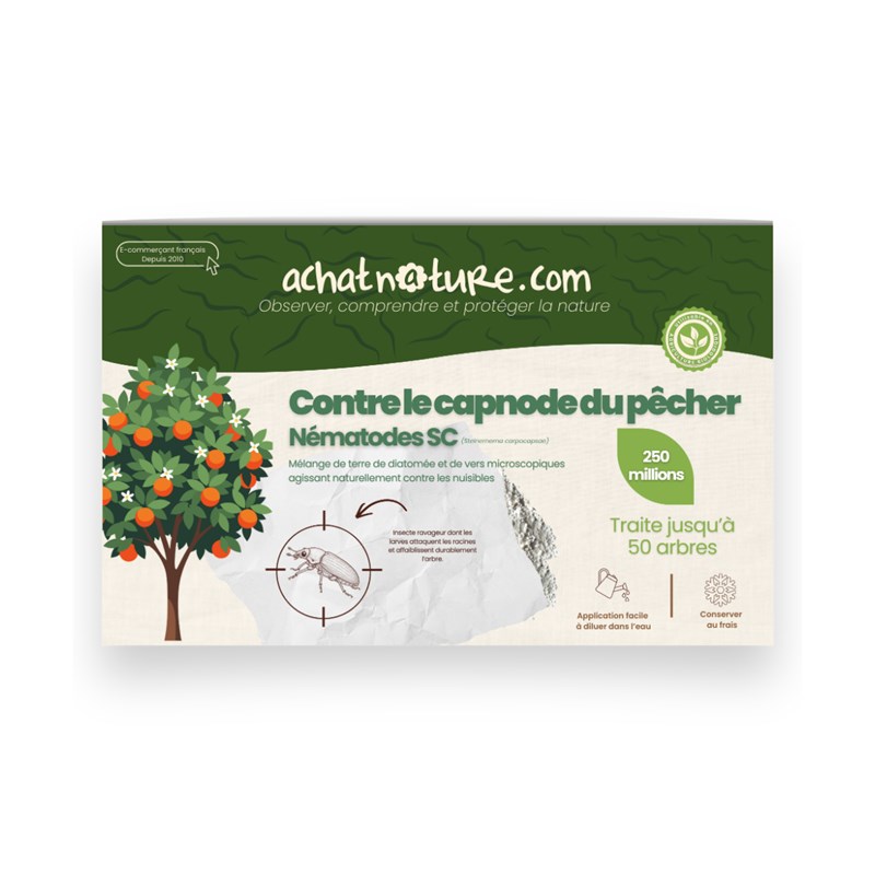 Nématodes sc - 50 arbres - capnode du pêcher - 250 millions