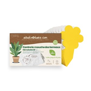 Kit contre mouches des terreaux - nématodes et pièges englués