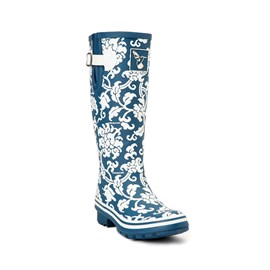 Botte delft tall bleue