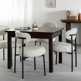 Chaise triplex tissu écru