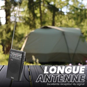T'nb - radio de poche fm-am compacte et facile à utiliser